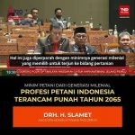 Petani Indonesia Terancam Punah Tahun 2065