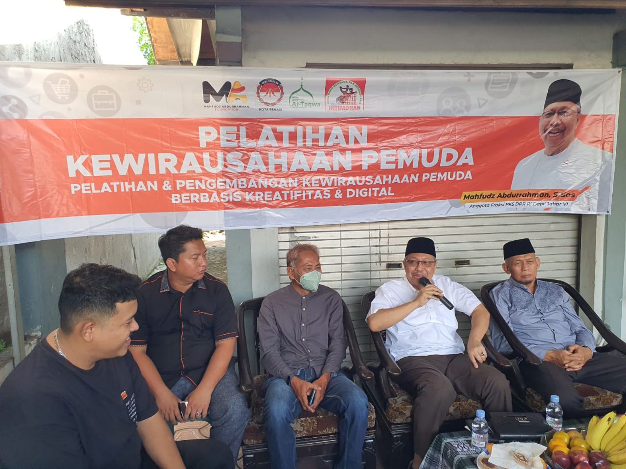 Masa Reses Mahfudz Abdurrahman Adakan Pelatihan Kewirausahaan Bagi Para Pemuda Fraksi Pks