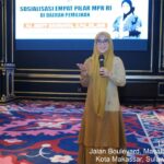 Sosialisasi Empat Pilar di Makassar, Meity ajak Warga Cinta Tanah Air Dimulai dari Keluarga